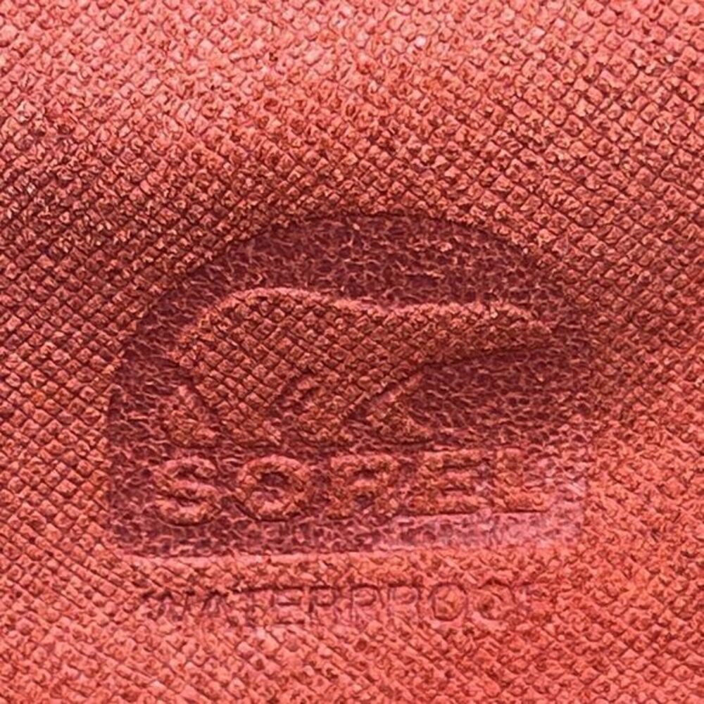Sorel Out N About Plus Boot Womens Size 7 Red Black Leather Waterproof Duck Rain - Picture 7 of 16